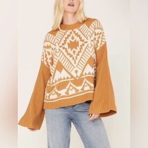Wrangler Retro Bell Sleeve Sweater